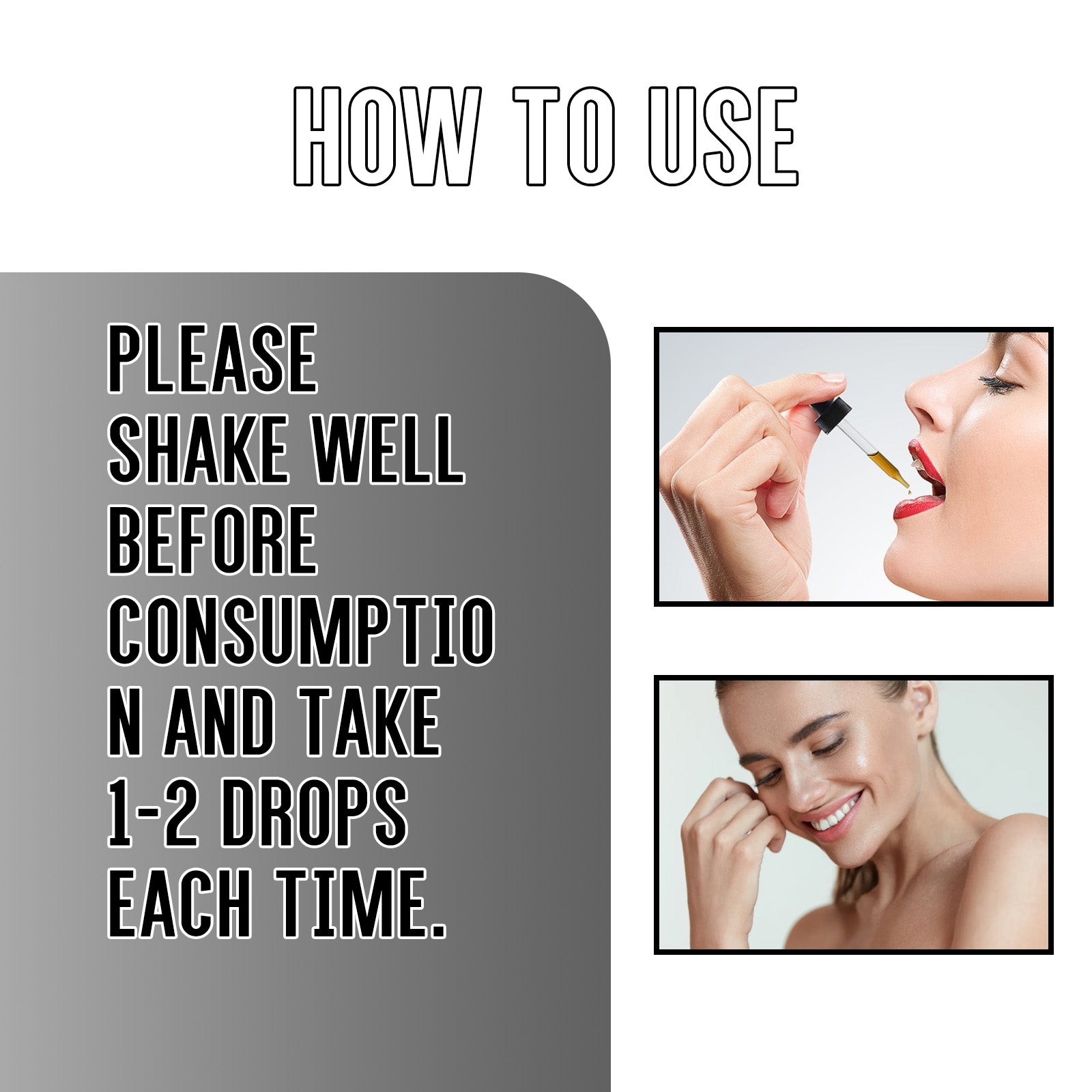 Dietary Supplement Toning Drops Relieve Anxiety Toning Body Toning Waist Firming Skin Body Care - Korvel