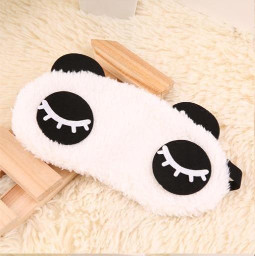 Cute Panda Sleeping Face Eye Mask Blindfold Eyeshade Traveling Sleep Eye Aid Drop Shipping Wholesale - Korvel