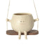 Swing Face Planter Resin Plant Succulent Pots Creative Wall Hanging Head Planter Multifunctional Home Garden Patio Accessories - Korvel