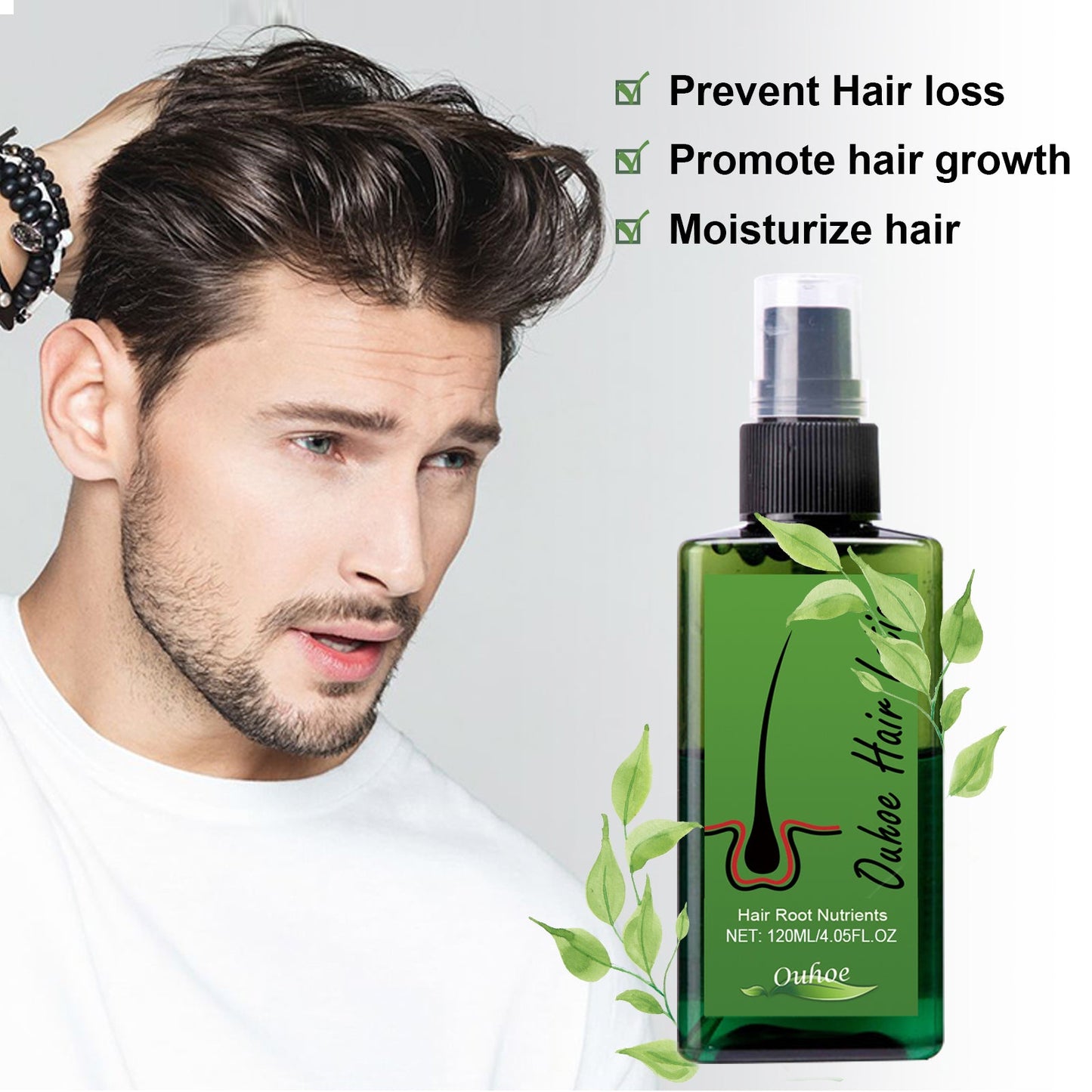 Spray Fortalecedor de Cabello Denso para Cabello Más Grueso