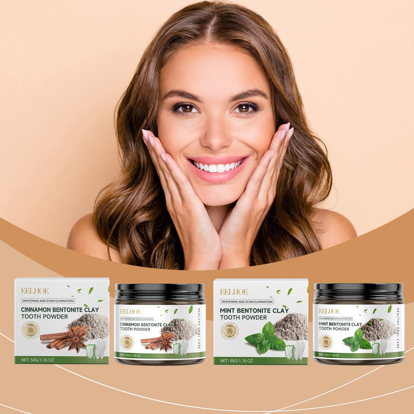 Volcanic Ash Dental Cleaning Powder Clean Bad Breath Confident Smile Teeth Cleaning Care Beauty Dental Powder - Korvel