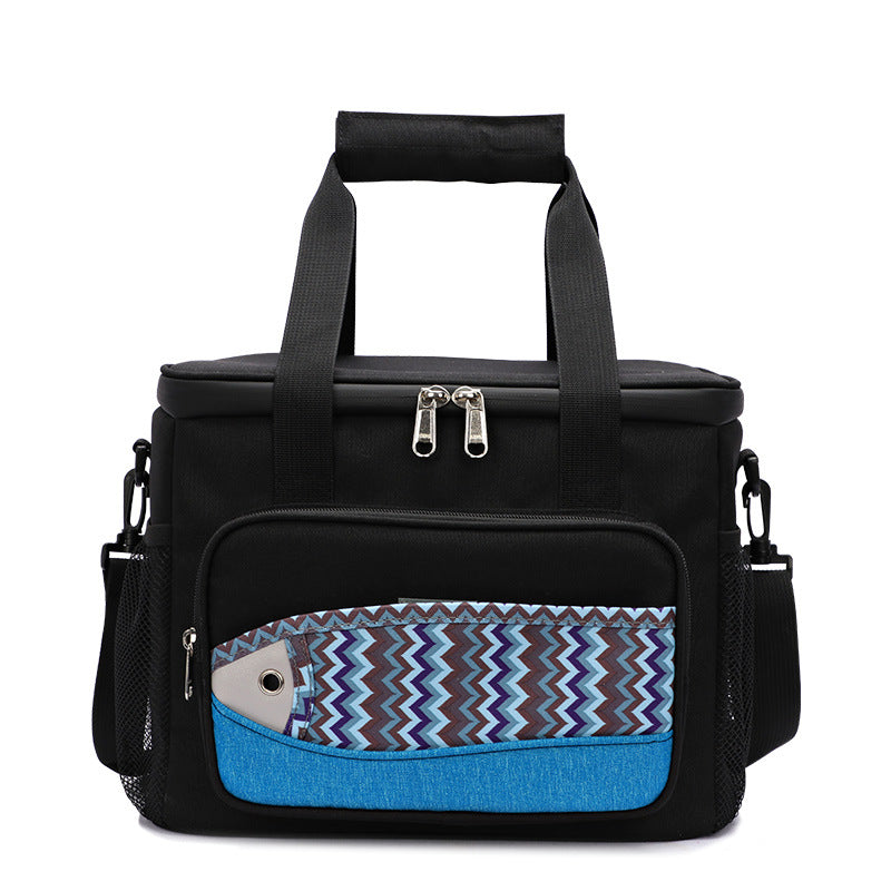 Japanese multifunctional thickened EVA leak-proof small fish insulation lunch box portable lunch bag - Korvel