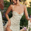 Vestido Mini A-line Sin Mangas Rojo Elegante para Mujeres