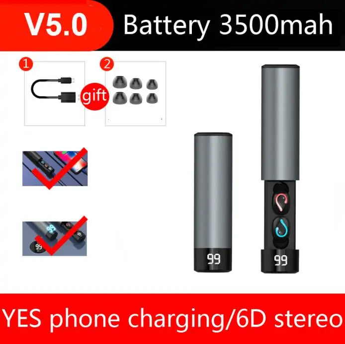 Premium Bluetooth 5.0 In-Ear Headphones