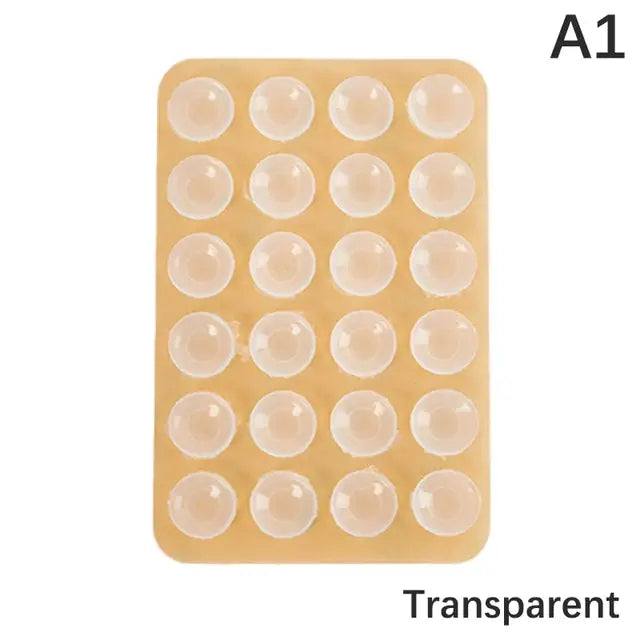 Tampon de suction en silicone double face pour téléphones mobiles