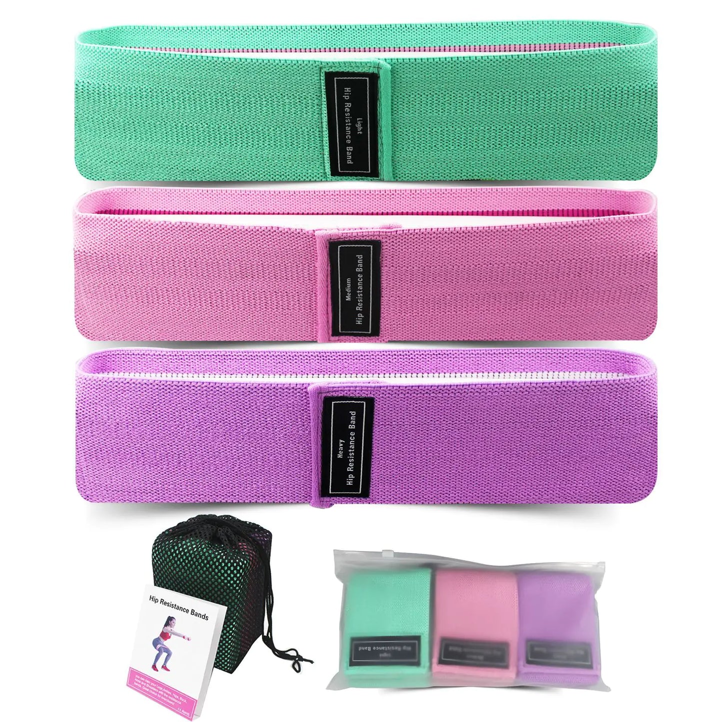 Rubber Elastic Squat for Home Fitness and Yoga
