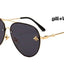 Gafas de sol piloto de lujo Bee