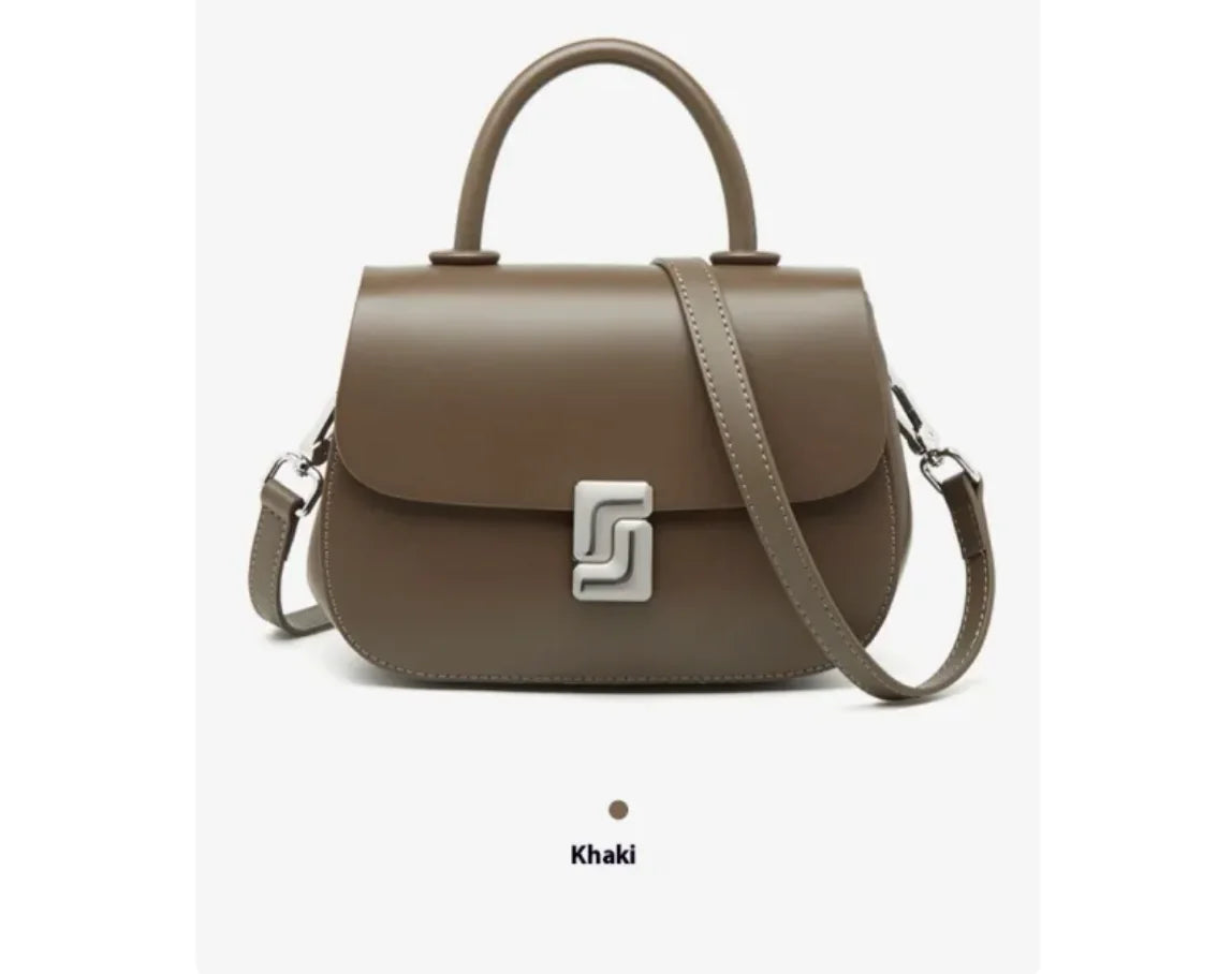 Sac bandoulière en cuir rétro