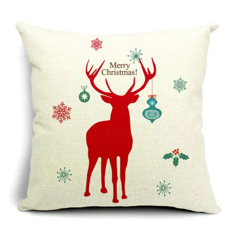 Housses de coussin de Noël festives pour la décoration des fêtes
