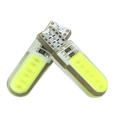 2PCS T10 W5W LED Lumière Intérieure de Voiture - Lampe Marqueur COB