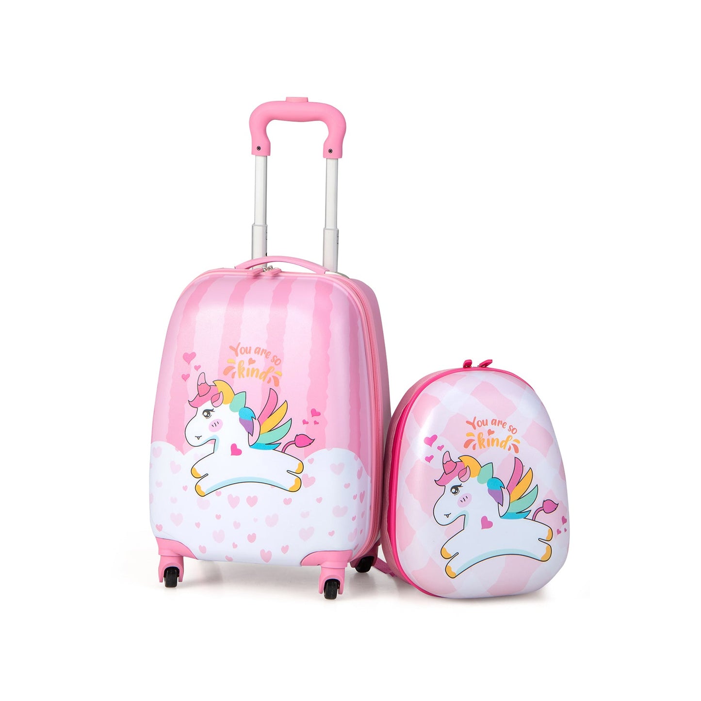 Ensemble de bagages pour enfants Charmant Licorne - Sac à dos et Valise