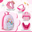 Ensemble de bagages pour enfants Charmant Licorne - Sac à dos et Valise