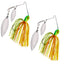 Reaction Tackle Tungsten Spinnerbait Jigs – 2-Pack, Double Willow Blade - New