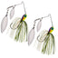 Jigs de spinnerbait de tungsteno de doble sauce premium (paquete de 2)
