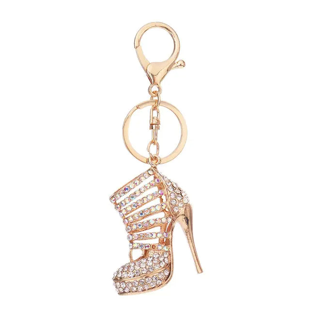 Alloy High Heels Keychain Pendant