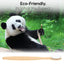 Brosse à dents en bambou naturel avec poils doux