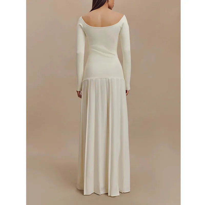 Robe Élegante Rétro Fendue