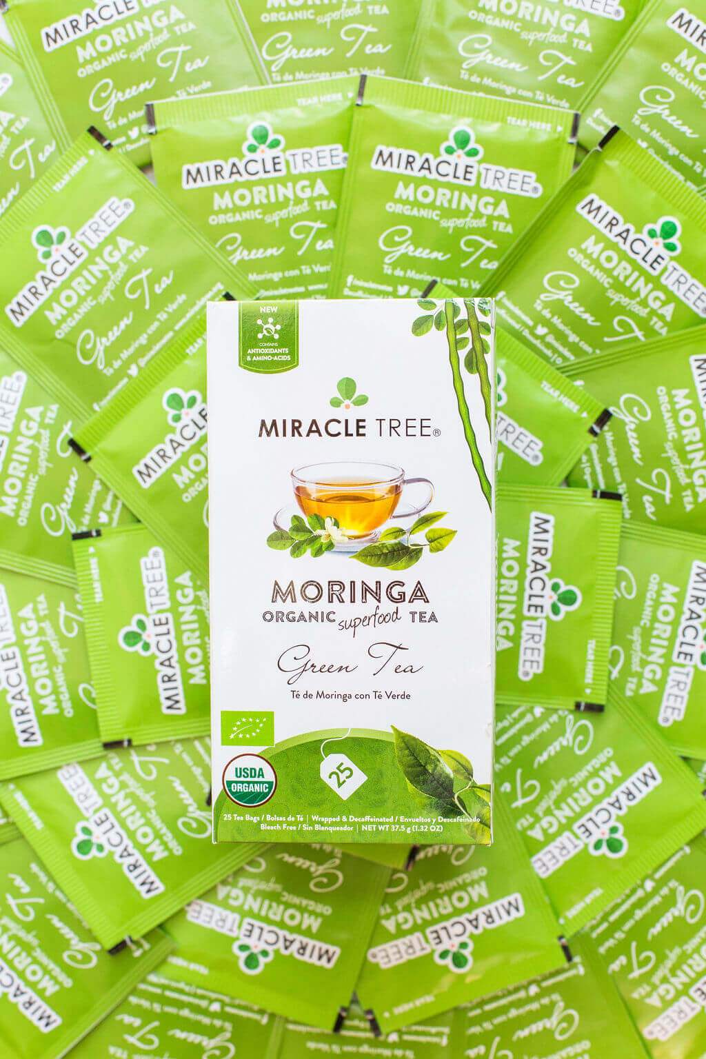 Té Verde Moringa Orgánico - Mezcla Herbal Premium