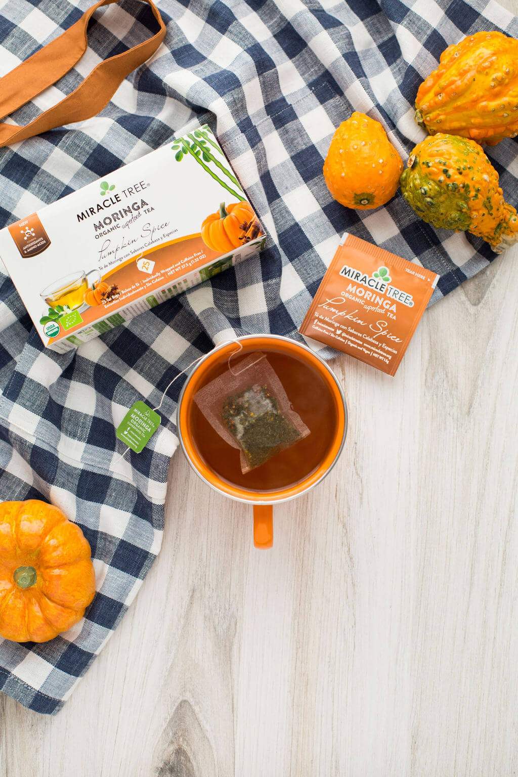 Thé Moringa Bio avec Épices de Citrouille