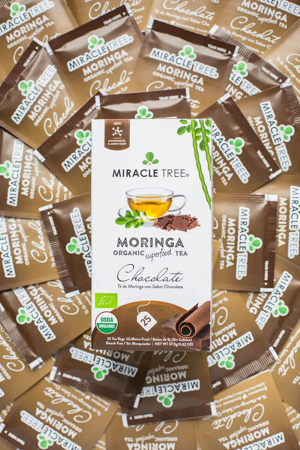 Thé Moringa Bio au Goût Chocolat