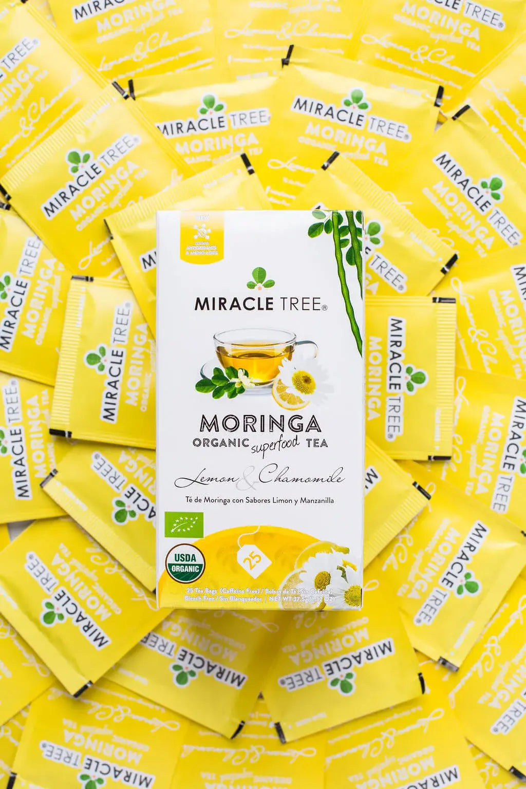 Té de Moringa Orgánico con Limón y Manzanilla