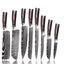 Epicurean Cook Majesty Series 8-Piece Japanese Kitchen Knife Set