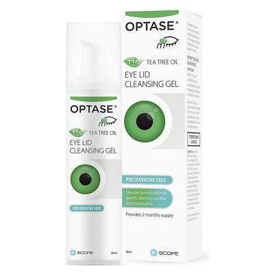 Gel de nettoyage des paupières à l'huile d'arbre à thé Optase 1,7 oz