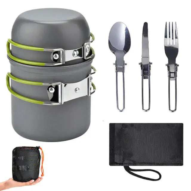 Kit de Utensilios de Camping Premium para Exterior
