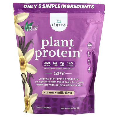 NB Pure Plant Protein+, Creamy Vanilla, 1.95 Lbs