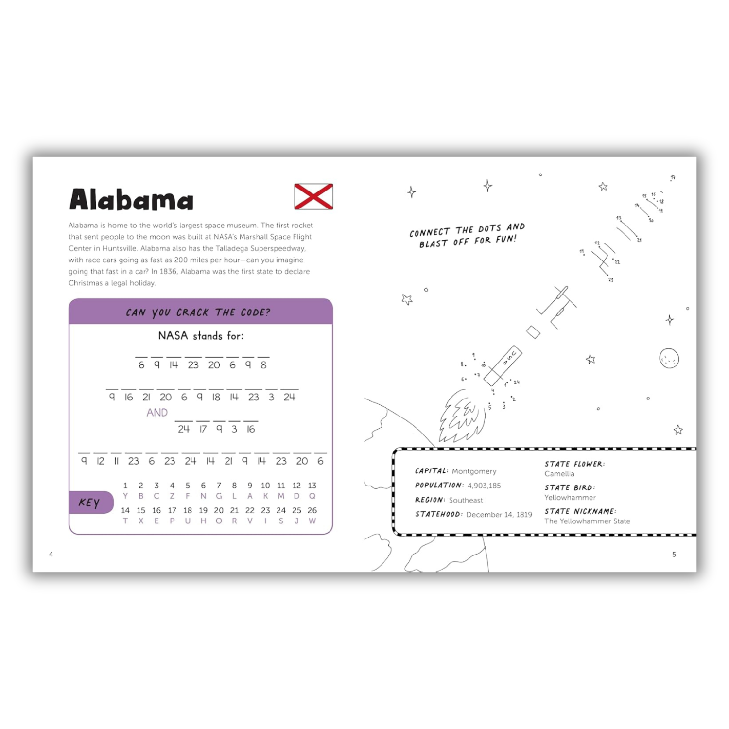 Explore the 50 States: A Fun-Filled Activity Book for Kids about the United States (Spiral Bound) - Korvel