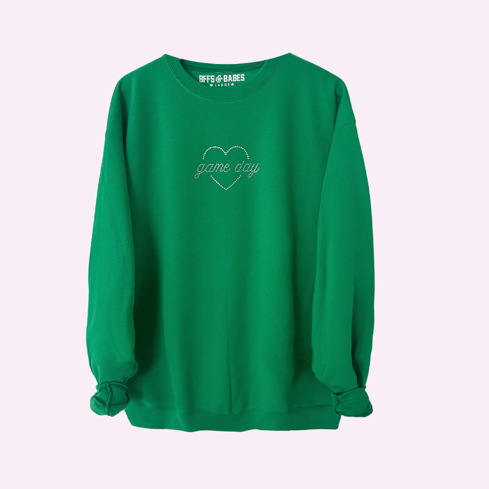 Game Day Shine Rhinestone Sweatshirt