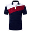Men's Patchwork Modern Polo Shirt - Casual & Business Wear