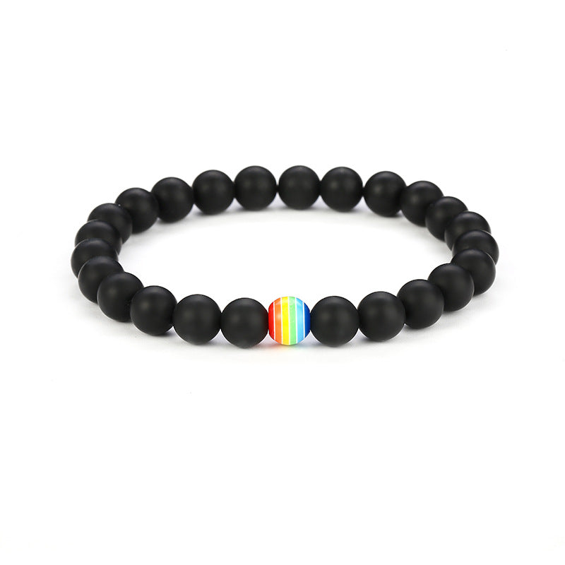Ensemble de Bracelets Magnétiques pour Couples - Bracelets en Pierre Naturelle