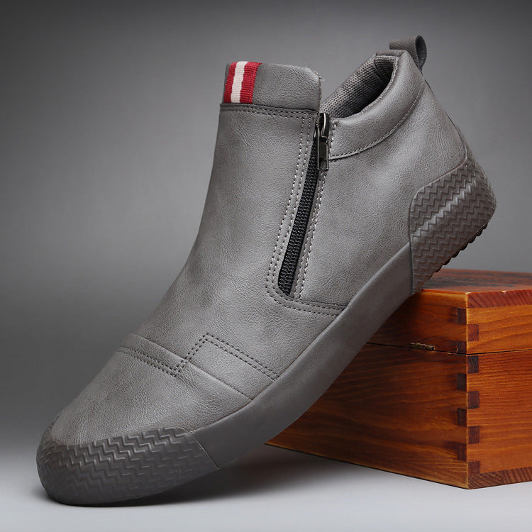 Men's Casual Winter Ankle Boots - Stylish & Warm Footwear
