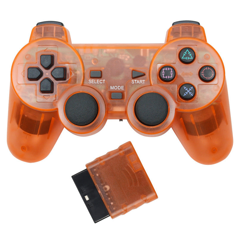Transparent Wireless Dual Shock Bluetooth Gamepad