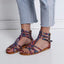 Sandalias de Cuero Casual para Mujer con Soporte Arqueado