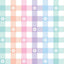 Cloud Cuddle Pastel Gingham Daisy Fabric - 58" - 60" per yard