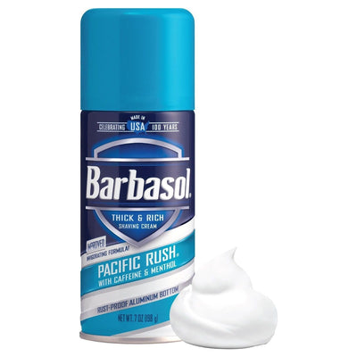 Crème à raser Barbasol Pacific Rush - 7 oz