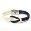 Bracelet en corde moderne à nœud élégant multi-couches pour hommes et femmes