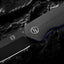 The Pathfinder Folding Pocket Knife Giftset for Men and Women (Black and Blue) - Korvel