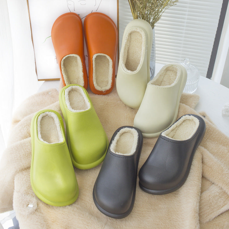 Zapatillas de felpa premium para mujeres en invierno - Cómodas y a prueba de agua