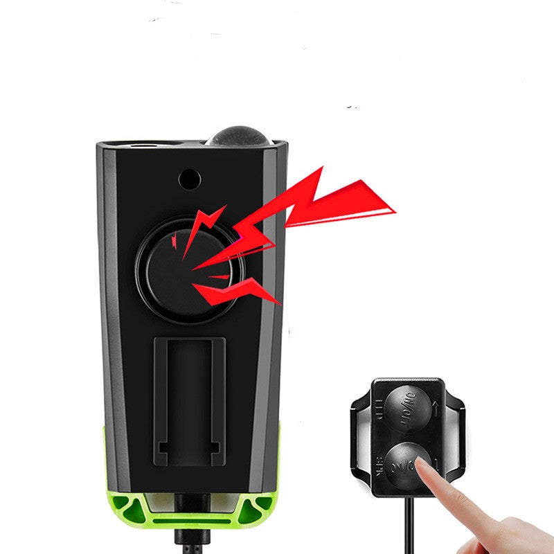Lumière LED de vélo rechargeable USB 4000mAh et ordinateur avec klaxon