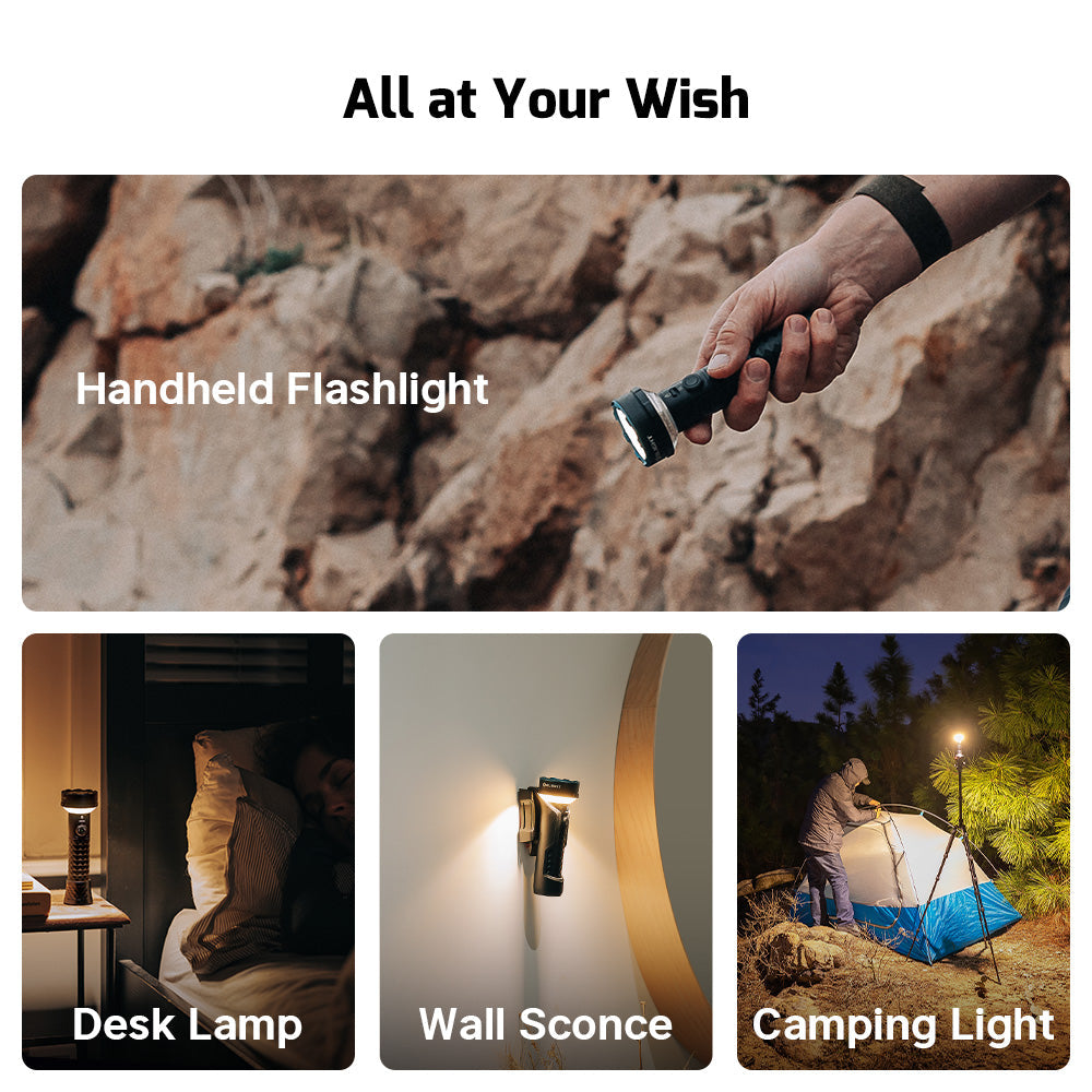 Lampe de poche multifonctionnelle Olight Prowess avec éclairage bidirectionnel