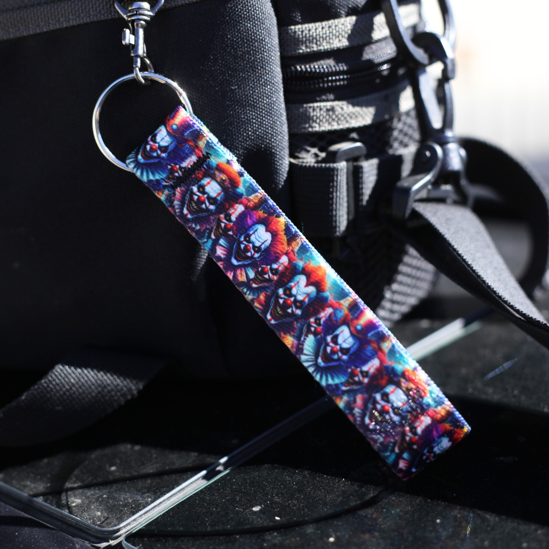 Evil Clowns Keychain Wrist Lanyard - Korvel