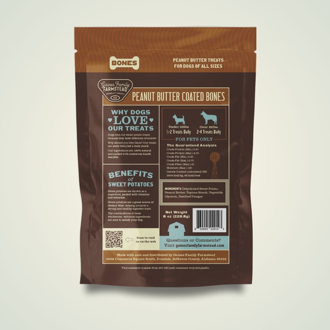 Delicious Sweet Potato & Peanut Butter Dog Treats - Korvel