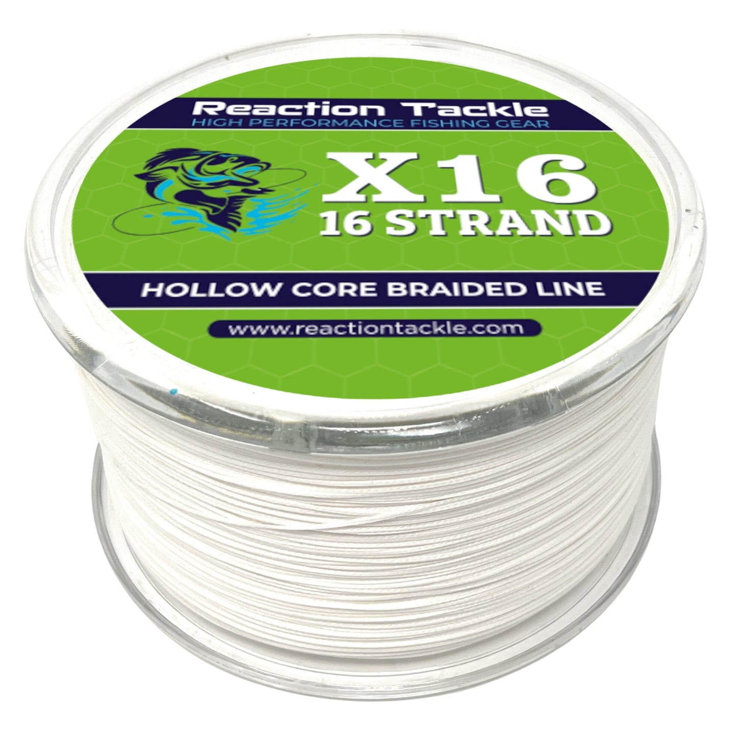 Reaction Tackle 16 Strand Hollow Core Braided Fishing Line
