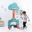 Ensemble de panier de basketball 3-en-1 pour enfants avec ballons - Vert