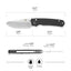 The Ultimate Folding Pocket Knife Gift Set for Adventurers (Sand & Black) - Korvel