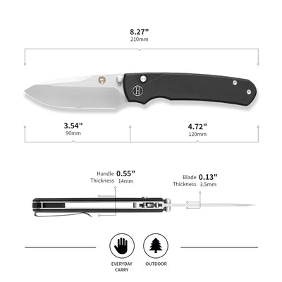 The Ultimate Folding Pocket Knife Gift Set for Adventurers (Sand & Black) - Korvel
