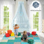 58 Inch Toddler Foam Play Mat - Light Blue